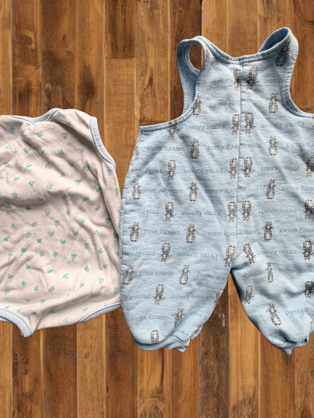 Beatrix Potter Peter Rabbit Baby Outfit Bundle Vintage Made in Canada - Picture 2 of 10